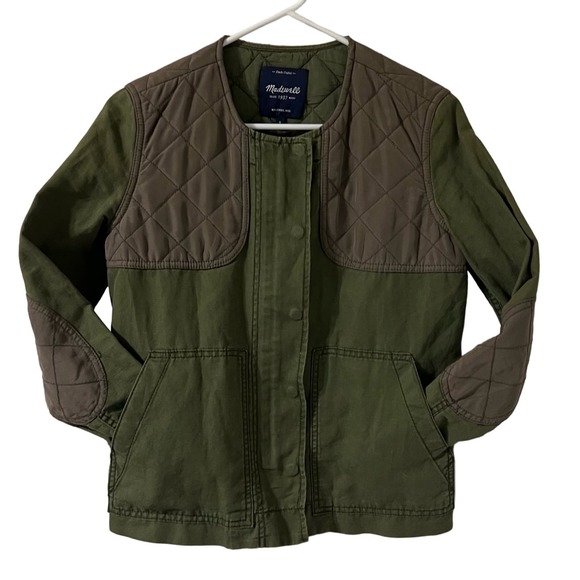 Madewell Women’s Green and Brown Utility Jacket - Picture 2 of 10